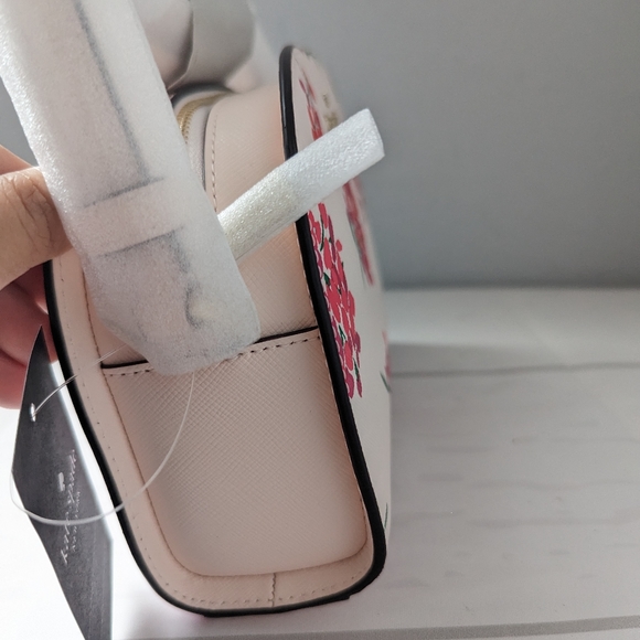 Kate Spade Perry Saffiano Leather Fresh Peach Mult Dome Crossbody Bag K8697 $279 - Picture 3 of 3